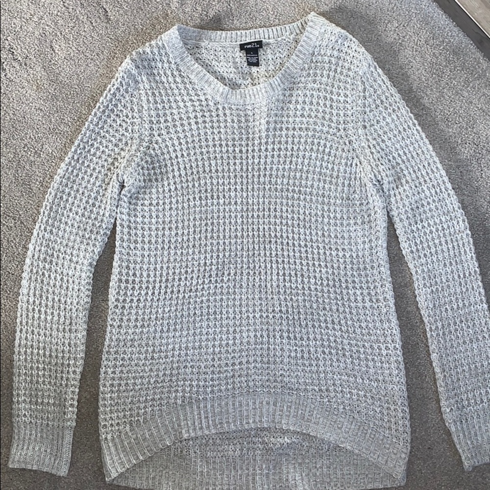 Rue 21 |gray sweater shirt/dress